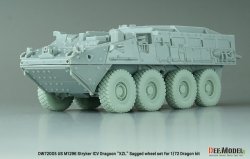 画像5: DEF.MODEL[DW72005]1/72 現用 アメリカ M1296ストライカーICVドラグーン 自重変形タイヤセット XZLタイプ(ドラゴン用 リニューアル版)