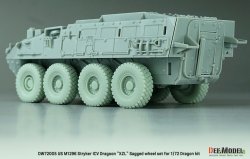 画像7: DEF.MODEL[DW72005]1/72 現用 アメリカ M1296ストライカーICVドラグーン 自重変形タイヤセット XZLタイプ(ドラゴン用 リニューアル版)
