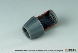 画像7: DEF.MODEL[DZ48003]1/48 現用 アメリカ海軍 F/A-18E/Fスーパーホーネット用ノズルセット 閉状態(ハセガワ/モンモデル用)