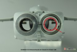 画像6: DEF.MODEL[DZ48004]1/48 現用 アメリカ/カナダ F/A-18A+/B/CF-188ホーネット用ノズルセット 閉状態(キネティック用)