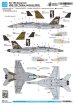 画像3: DEF.MODEL[JD72016]1/72 現用 アメリカ海軍艦上電子戦機EA-18Gグラウラー デカールセット VAQ-138イエロージャケッツ(アカデミーなど用) (3)