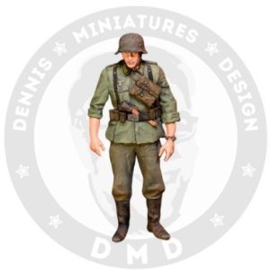 画像1: デニスミニアチュアーズデザイン[DHM35F05]1/35 WW.II ドイツ歩兵 "グスタフ"w/K98ライフル銃 (1)