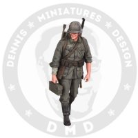 デニスミニアチュアーズデザイン[DHM35F06]1/35 WW.II ドイツ歩兵 "ハインリッヒ"w/機関銃三脚