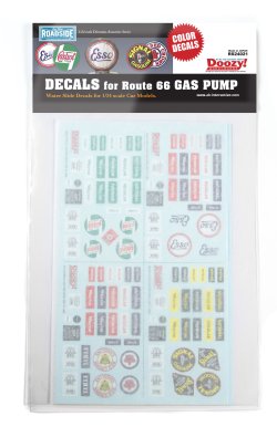 画像3: DOOZY[RS24021]ルート66ガスポンプデカールセット