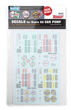 画像2: DOOZY[RS24021]ルート66ガスポンプデカールセット