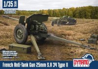 ダイナモモデルズ[DYN35DM002]1/35 オチキス 25mm S.A 34 タイプIIフランス対戦車砲