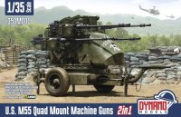 ダイナモモデルズ[DYN35DM001]1/35 M55 四連装機関銃トレーラー"2 in 1"