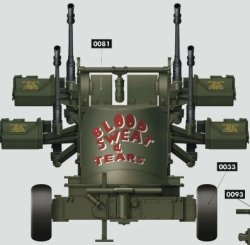 画像4: ダイナモモデルズ[DYN35DM001]1/35 M55 四連装機関銃トレーラー"2 in 1"