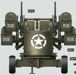 画像6: ダイナモモデルズ[DYN35DM001]1/35 M55 四連装機関銃トレーラー"2 in 1"