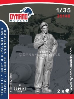 画像1: ダイナモモデルズ[DYN35148]1/35 第503重戦車大隊 タイガーII "300"無線手 H.シュナイダー