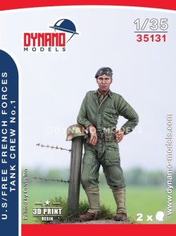 画像1: ダイナモモデルズ[DYN35131]1/35 WW.II 米軍・自由フランス軍戦車兵 1