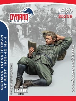 画像1: ダイナモモデルズ[DYN35258]1/35 WW.II ドイツ兵 1939〜1942休憩中 4