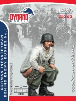 画像1: ダイナモモデルズ[DYN35262]1/35 WW.II ドイツ兵 1939〜1942茂みの中 1