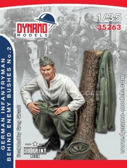画像1: ダイナモモデルズ[DYN35263]1/35 WW.II ドイツ兵 1939〜1942茂みの中 2