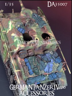 画像1: Darius Miniatures[DA35007]1/35 WWII ドイツ IV号駆逐戦車/70(A)用装備品セット