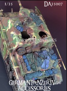 画像1: Darius Miniatures[DA35007]1/35 WWII ドイツ IV号駆逐戦車/70(A)用装備品セット (1)