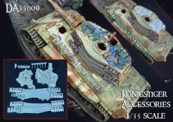 画像1: Darius Miniatures[DA35009]1/35 WWII ドイツ キングタイガー重戦車 アクセサリーセット