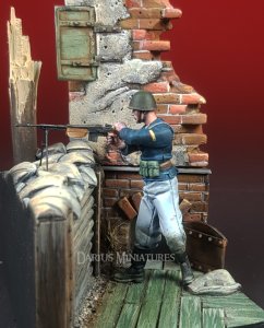 画像1: Darius Miniatures[DMF35074]1/35 WWII ポーランド水兵 ブローニングwz1928機関銃を撃つポーランド水兵 (1)