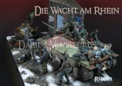 画像4: Darius Miniatures[DMF35082]1/35 WWII ドイツ 「ラインの守り作戦」ジオラマセット(フィギュア/ベース付)