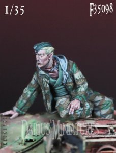 画像1: Darius Miniatures[DMF35098]1/35 WWII ドイツ ヘッツァー駆逐戦車乗員＃1 前方確認 (1)