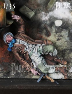 画像1: Darius Miniatures[DMF35100]1/35 WWII アメリカ 倒れた空挺部隊員