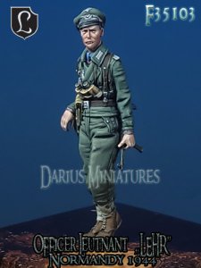 画像1: Darius Miniatures[DMF35103]1/35 WWII ドイツ 装甲擲弾兵「教導連隊」少尉 ノルマンディー1944 (1)