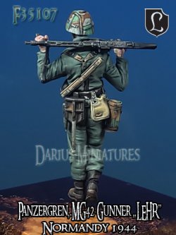 画像2: Darius Miniatures[DMF35107]1/35 WWII ドイツ 装甲擲弾兵「教導連隊」MG42銃手 ノルマンディー1944