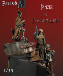 画像3: Darius Miniatures[DMF35108]1/35 Panzer 46 Post-Apokaliptic 終末戦争後の世界 フィギュアセット(4体＋ベース)