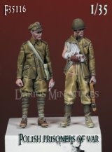 Darius Miniatures[DMF35116]1/35 WWII ポーランド 捕虜の兵士たち 1939年9月戦役(2体入)