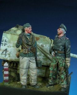 画像2: Darius Miniatures[DMF35001]1/35 WWII独 武装親衛隊 古参兵セット 東部戦線(2体セット)