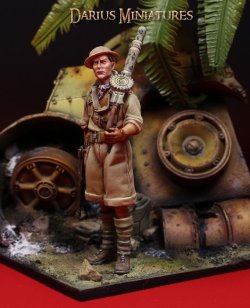 画像3: Darius Miniatures[DMF35019]1/35 WWII英 第8軍 ルイス機銃手