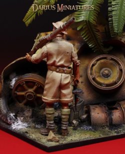 画像4: Darius Miniatures[DMF35019]1/35 WWII英 第8軍 ルイス機銃手