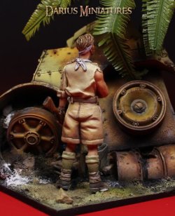 画像3: Darius Miniatures[DMF35020]1/35 WWII英 第8軍 負傷兵