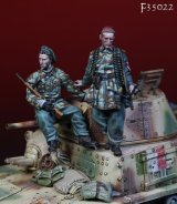 Darius Miniatures[DMF35022]1/35 WWII 伊 RSI ドイツ軍装備を身に着けたイタリアRSI兵 イタリア戦線 1944/45年(2体セット)