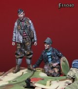 Darius Miniatures[DMF35040]1/35 WWII 独 武装SS戦車兵セット(２体セット)
