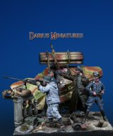 Darius Miniatures[DMF35050]1/35 WWII ドイツ「最後の塞(とりで) ベルリン1945」ビネットセット