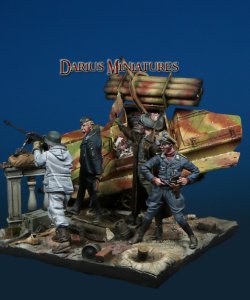 画像2: Darius Miniatures[DMF35050]1/35 WWII ドイツ「最後の塞(とりで) ベルリン1945」ビネットセット