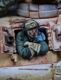 Darius Miniatures[DMF35063]1/35 WWII ドイツ戦車搭乗員 喫煙中