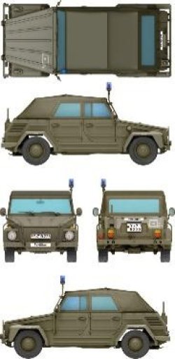 画像7: ダス・ヴェルク[USCDW35045]1/35 クーリエワーゲン タイプ181"ブルーライトバージョン"