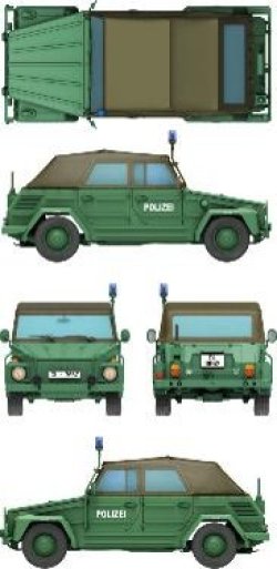 画像8: ダス・ヴェルク[USCDW35045]1/35 クーリエワーゲン タイプ181"ブルーライトバージョン"