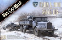 ダス・ヴェルク[USCDW35003]1/35 FAUN  L900 トラック w/SdAh115 トレーラー