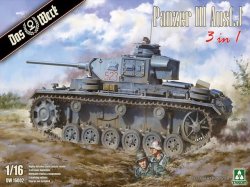 画像1: ダス・ヴェルク[USCDW16002]1/16 ドイツ軍 III号戦車 J型 (3 in 1)