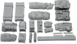 画像1: ダス・ヴェルク[USCDWA027]1/16 ドイツ戦車用積荷セット A