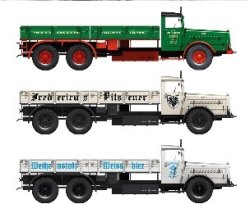 画像3: ダス・ヴェルク[USCDW35003X]1/35 FAUN L900 トラック (ソフトトップ＆ハードトップ付)w/SdAh115トレーラー