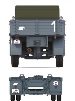 画像4: ダス・ヴェルク[USCDW35003X]1/35 FAUN L900 トラック (ソフトトップ＆ハードトップ付)w/SdAh115トレーラー