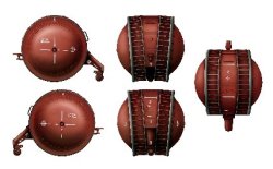 画像3: ダス・ヴェルク[USCDW35015]1/35 ドイツ クーゲルパンツァー2キットセット