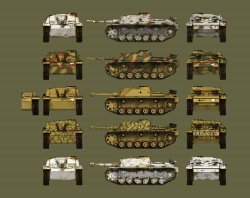 画像2: ダス・ヴェルク[USCDW35021]1/35 ドイツ軍 III号突撃砲G型/10.5cm突撃榴弾砲42　w/ツィンメリット 2 in 1