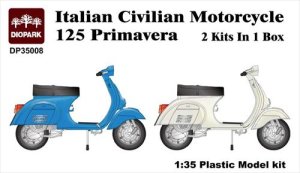 画像1: ダイオパーク[DP35008]イタリア民生バイク 125 プリマベーラ (1)