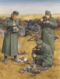 ドラゴンモデル[DML6697] 1/35　“ご飯ですよ”ドイツ軍対戦車砲要員＆ ｗ/3.7ｃｍPaK 35/36対戦車砲