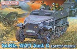 画像1: ドラゴンモデル[DML6246] 1/35 Sd.Kfz.251/1 Ausf.C ハノマーク兵員輸送車 リベットバージ (1)